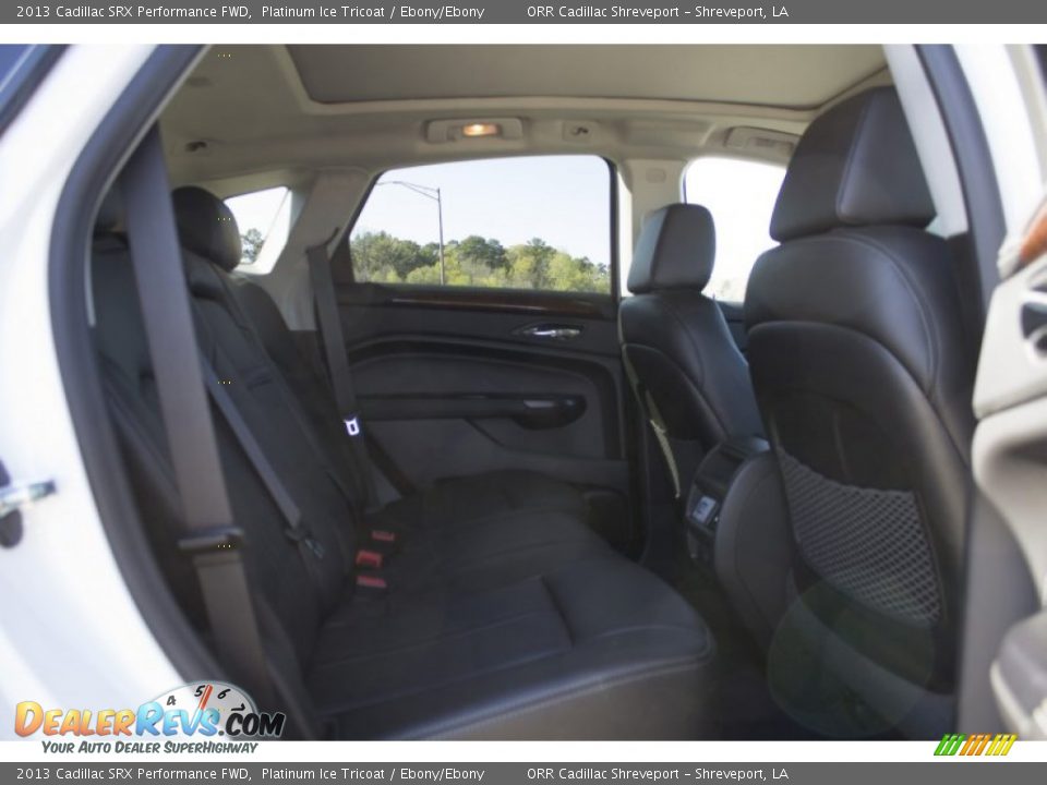 2013 Cadillac SRX Performance FWD Platinum Ice Tricoat / Ebony/Ebony Photo #22