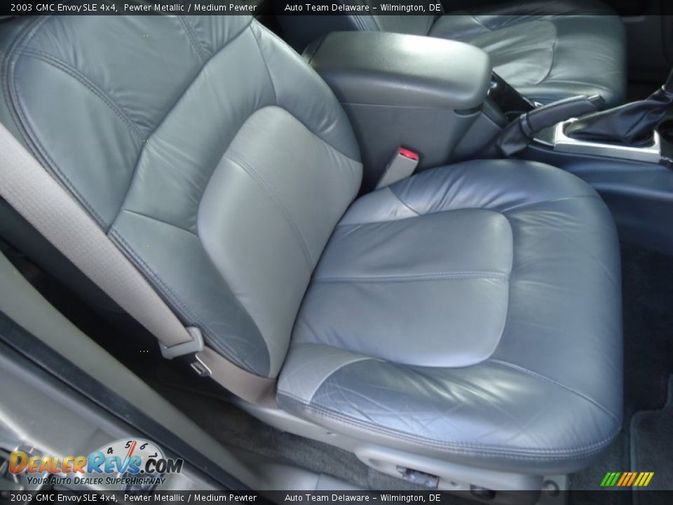 2003 GMC Envoy SLE 4x4 Pewter Metallic / Medium Pewter Photo #16