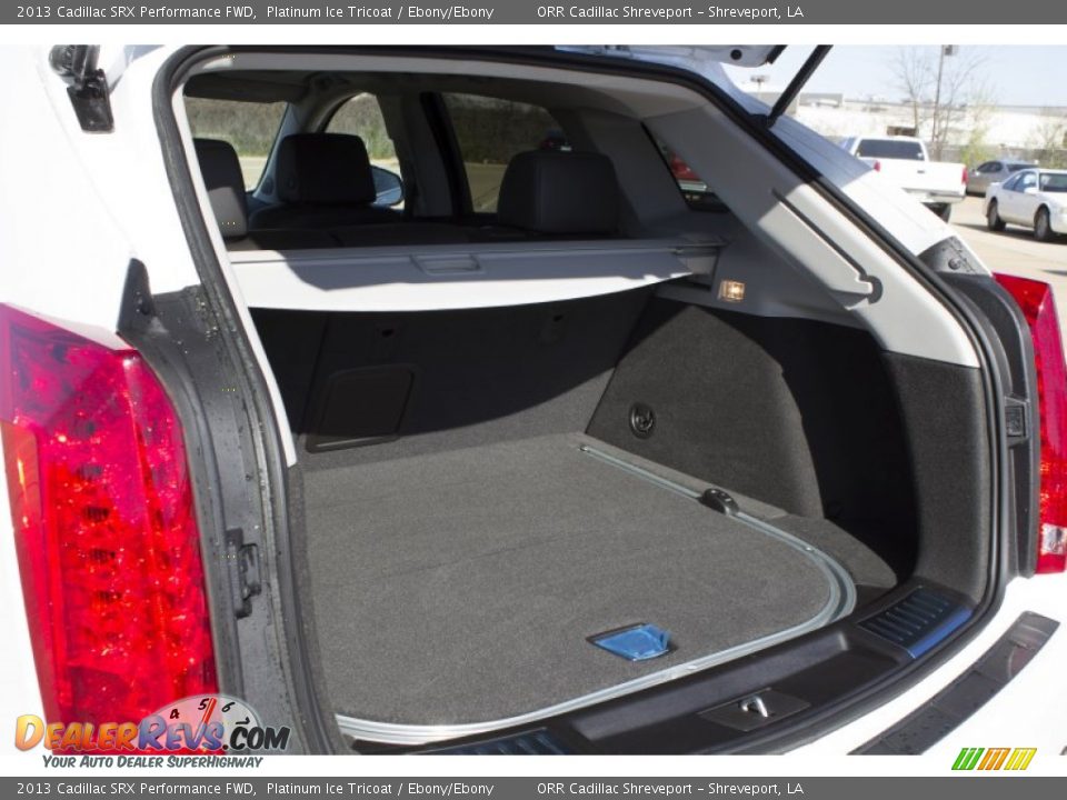 2013 Cadillac SRX Performance FWD Platinum Ice Tricoat / Ebony/Ebony Photo #24