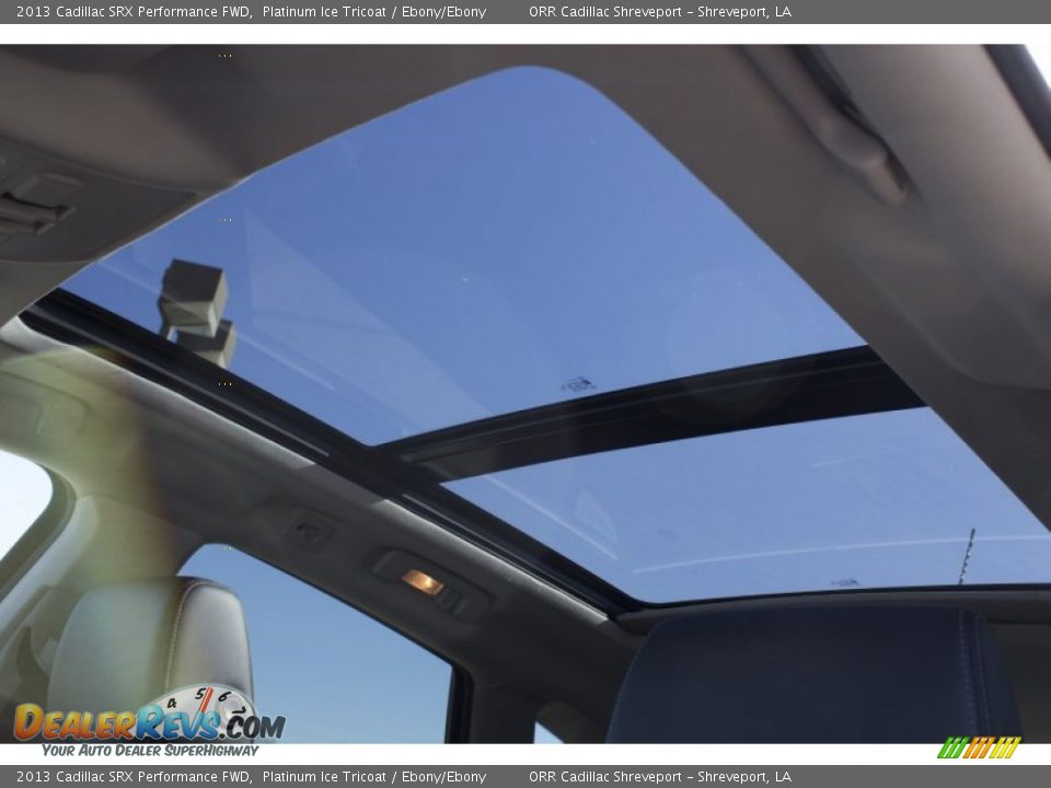 2013 Cadillac SRX Performance FWD Platinum Ice Tricoat / Ebony/Ebony Photo #25