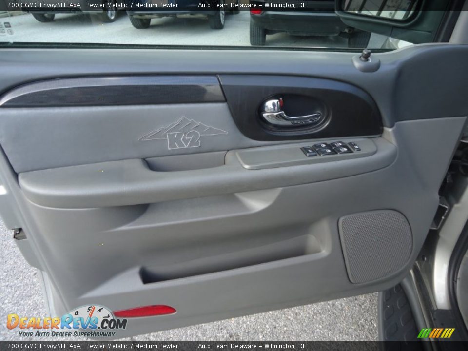 2003 GMC Envoy SLE 4x4 Pewter Metallic / Medium Pewter Photo #19