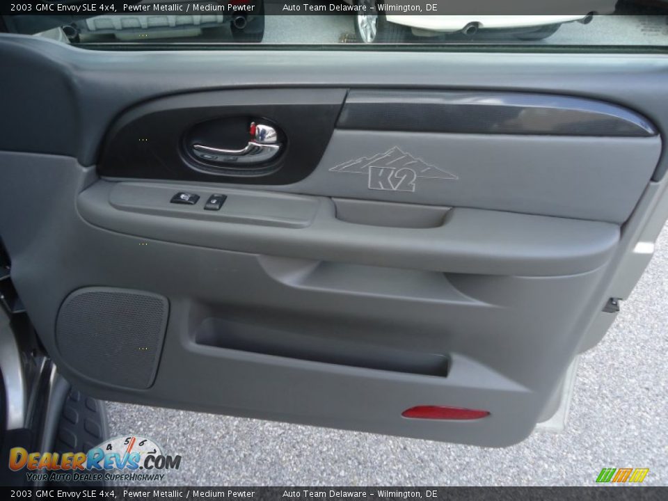 2003 GMC Envoy SLE 4x4 Pewter Metallic / Medium Pewter Photo #20