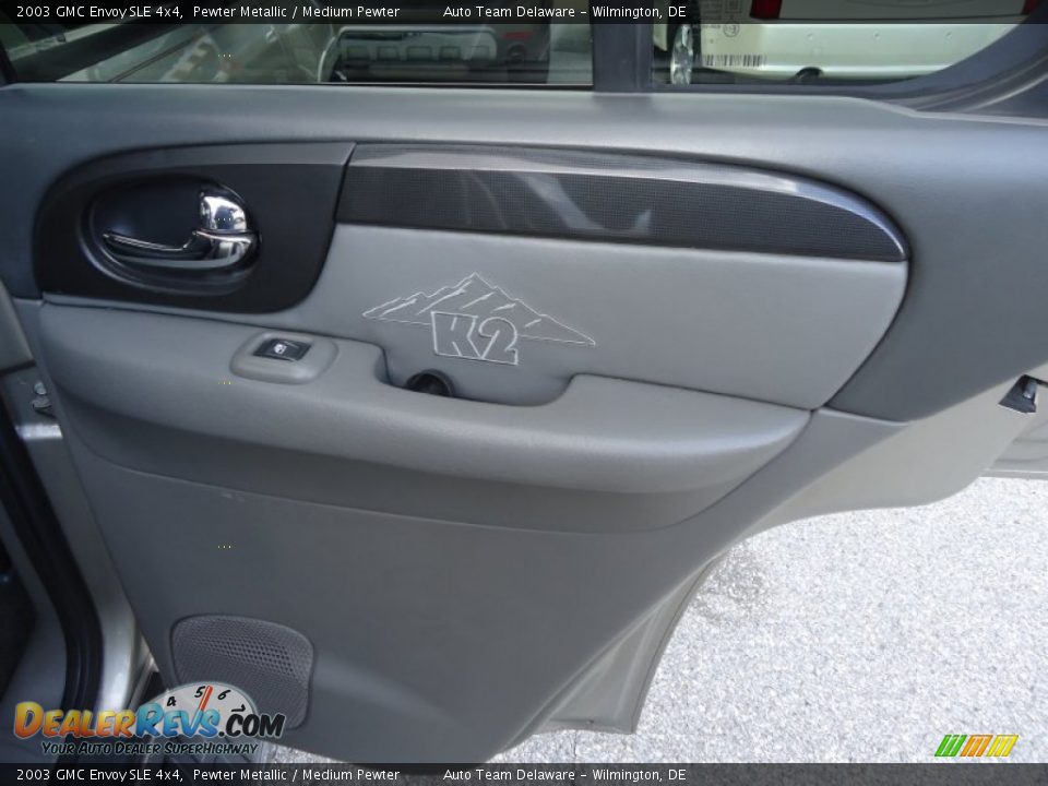2003 GMC Envoy SLE 4x4 Pewter Metallic / Medium Pewter Photo #21