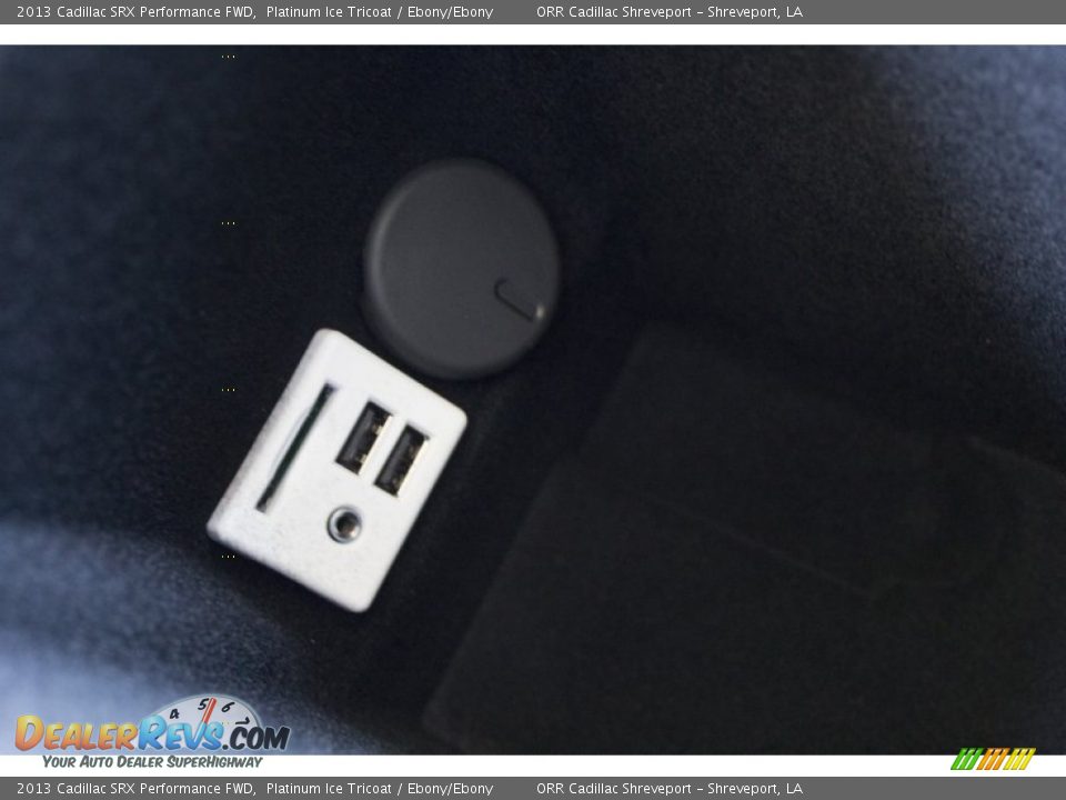2013 Cadillac SRX Performance FWD Platinum Ice Tricoat / Ebony/Ebony Photo #31