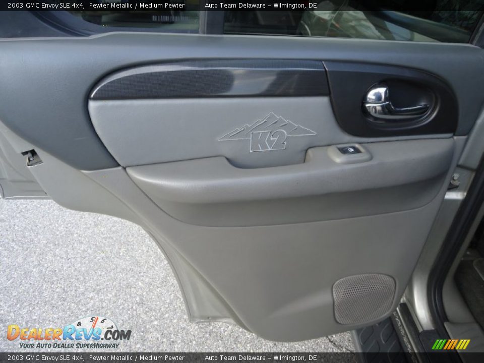 2003 GMC Envoy SLE 4x4 Pewter Metallic / Medium Pewter Photo #23
