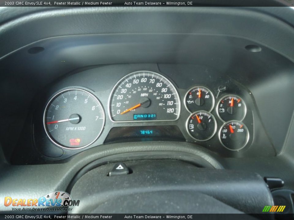 2003 GMC Envoy SLE 4x4 Pewter Metallic / Medium Pewter Photo #25