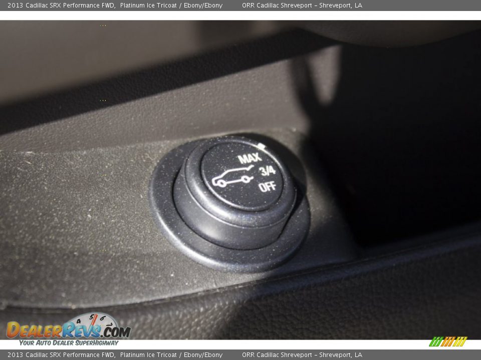 2013 Cadillac SRX Performance FWD Platinum Ice Tricoat / Ebony/Ebony Photo #34