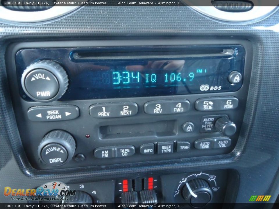 2003 GMC Envoy SLE 4x4 Pewter Metallic / Medium Pewter Photo #27