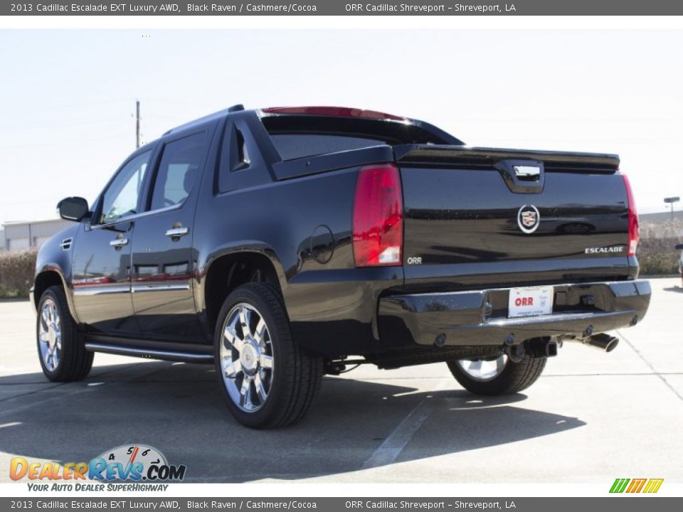 2013 Cadillac Escalade EXT Luxury AWD Black Raven / Cashmere/Cocoa Photo #3