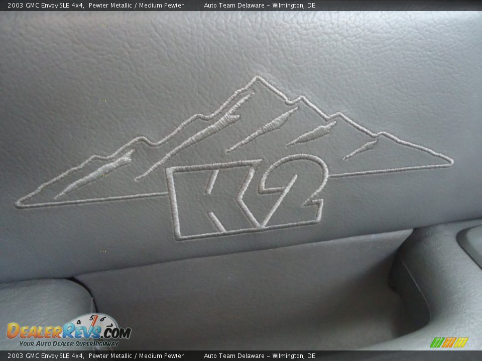 2003 GMC Envoy SLE 4x4 Pewter Metallic / Medium Pewter Photo #34