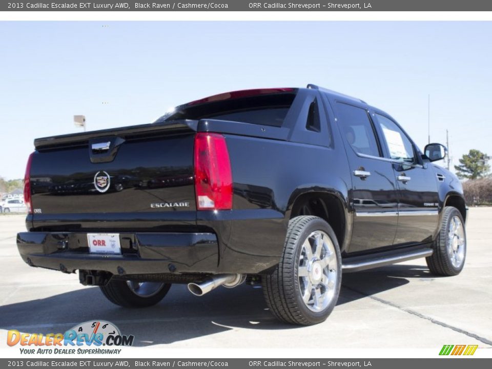 2013 Cadillac Escalade EXT Luxury AWD Black Raven / Cashmere/Cocoa Photo #4