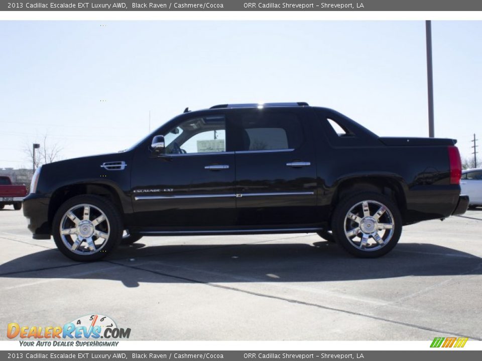 2013 Cadillac Escalade EXT Luxury AWD Black Raven / Cashmere/Cocoa Photo #5