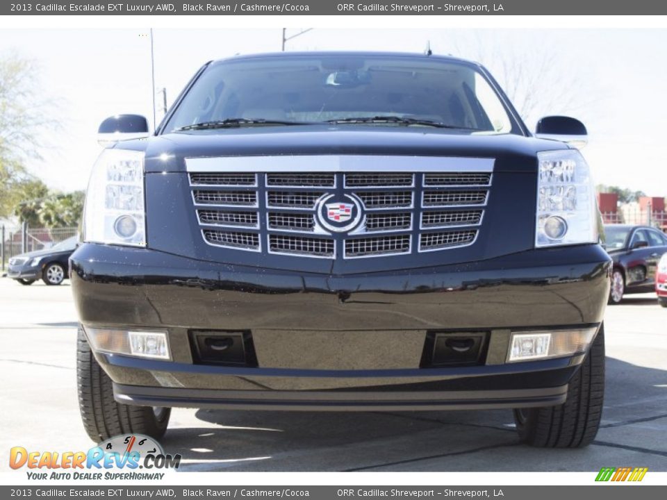 2013 Cadillac Escalade EXT Luxury AWD Black Raven / Cashmere/Cocoa Photo #7