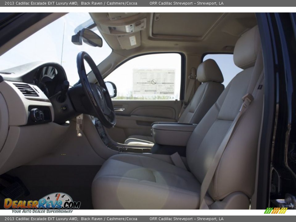 2013 Cadillac Escalade EXT Luxury AWD Black Raven / Cashmere/Cocoa Photo #16