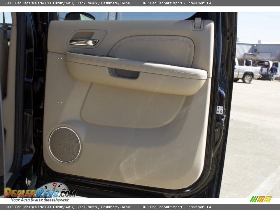 2013 Cadillac Escalade EXT Luxury AWD Black Raven / Cashmere/Cocoa Photo #21