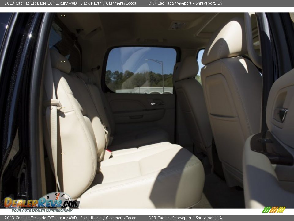 2013 Cadillac Escalade EXT Luxury AWD Black Raven / Cashmere/Cocoa Photo #22