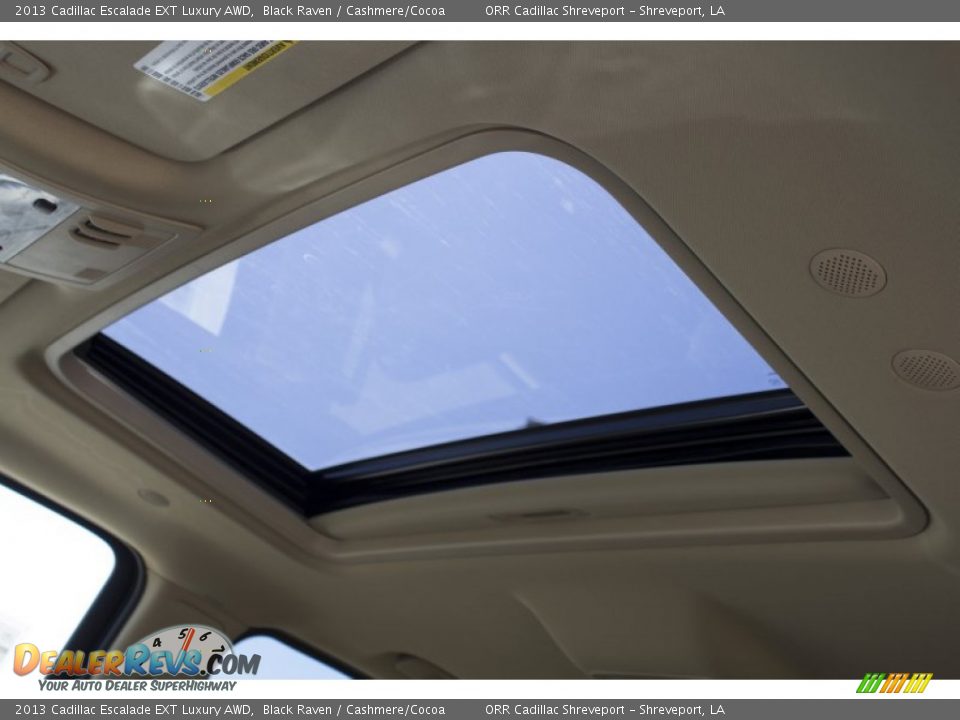 2013 Cadillac Escalade EXT Luxury AWD Black Raven / Cashmere/Cocoa Photo #25