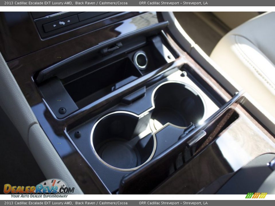 2013 Cadillac Escalade EXT Luxury AWD Black Raven / Cashmere/Cocoa Photo #32