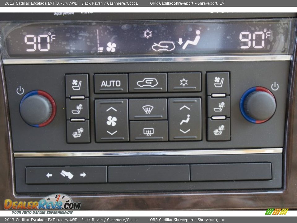2013 Cadillac Escalade EXT Luxury AWD Black Raven / Cashmere/Cocoa Photo #34
