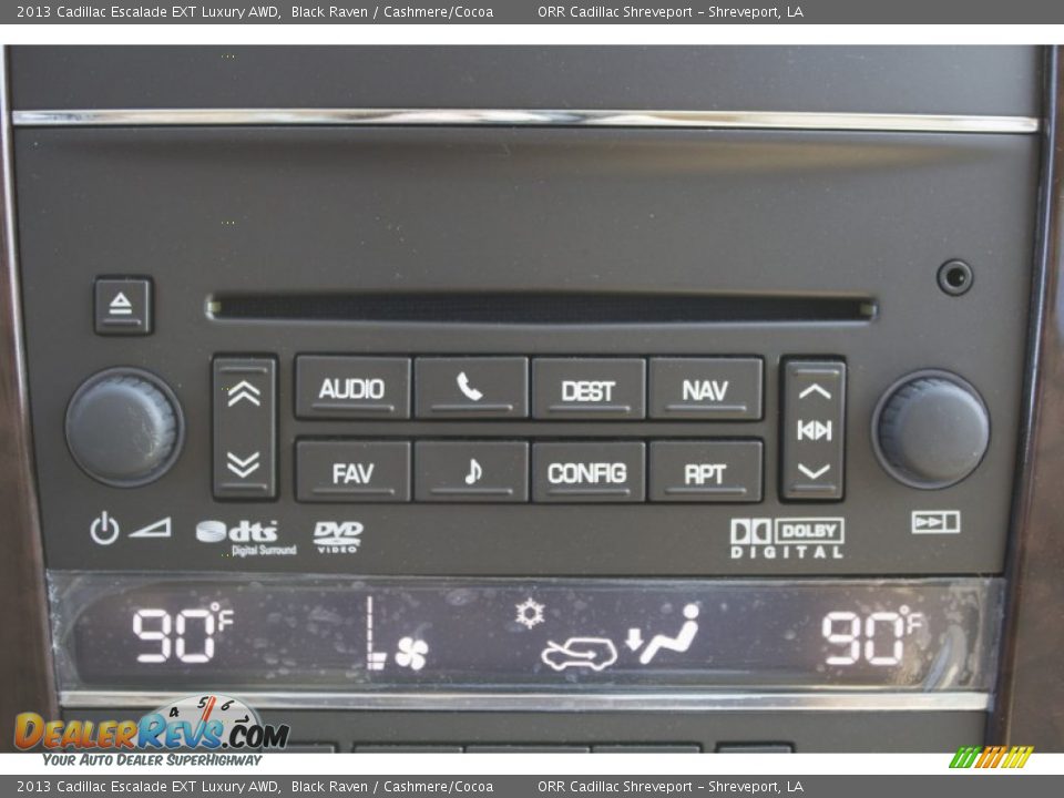2013 Cadillac Escalade EXT Luxury AWD Black Raven / Cashmere/Cocoa Photo #35
