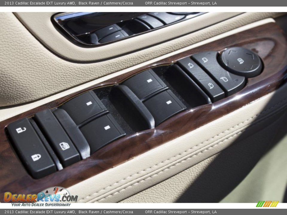 2013 Cadillac Escalade EXT Luxury AWD Black Raven / Cashmere/Cocoa Photo #36