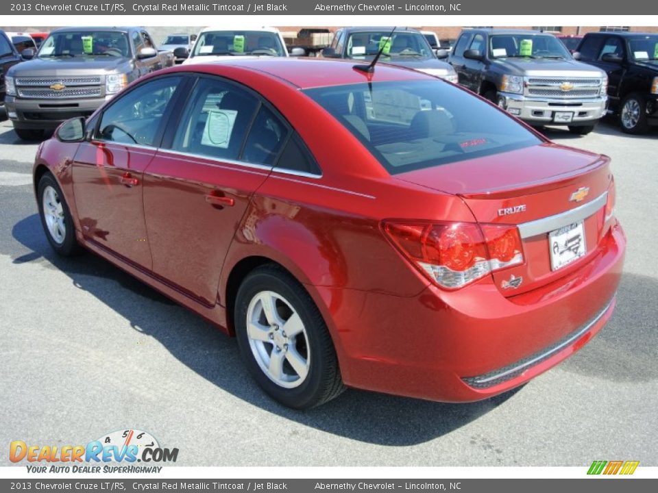 2013 Chevrolet Cruze LT/RS Crystal Red Metallic Tintcoat / Jet Black Photo #4