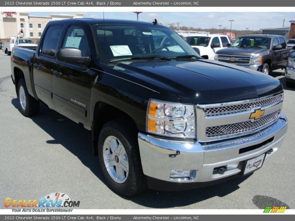 2013 Chevrolet Silverado 1500 LT Crew Cab 4x4 Black / Ebony Photo #1