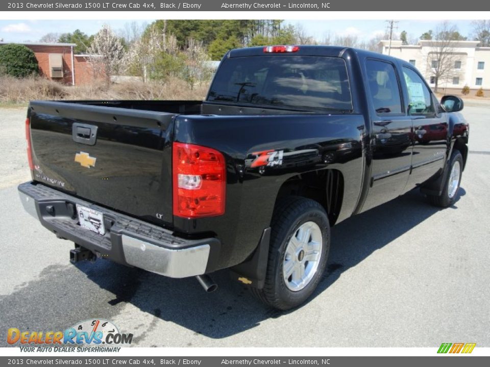 2013 Chevrolet Silverado 1500 LT Crew Cab 4x4 Black / Ebony Photo #5