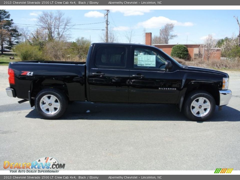 2013 Chevrolet Silverado 1500 LT Crew Cab 4x4 Black / Ebony Photo #6