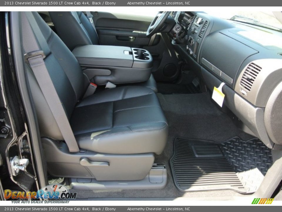 2013 Chevrolet Silverado 1500 LT Crew Cab 4x4 Black / Ebony Photo #16