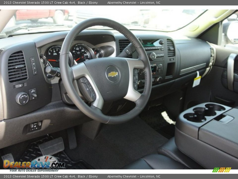 2013 Chevrolet Silverado 1500 LT Crew Cab 4x4 Black / Ebony Photo #20