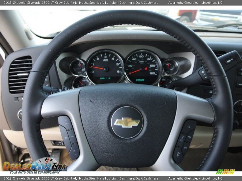 2013 Chevrolet Silverado 1500 LT Crew Cab 4x4 Mocha Steel Metallic / Light Cashmere/Dark Cashmere Photo #12