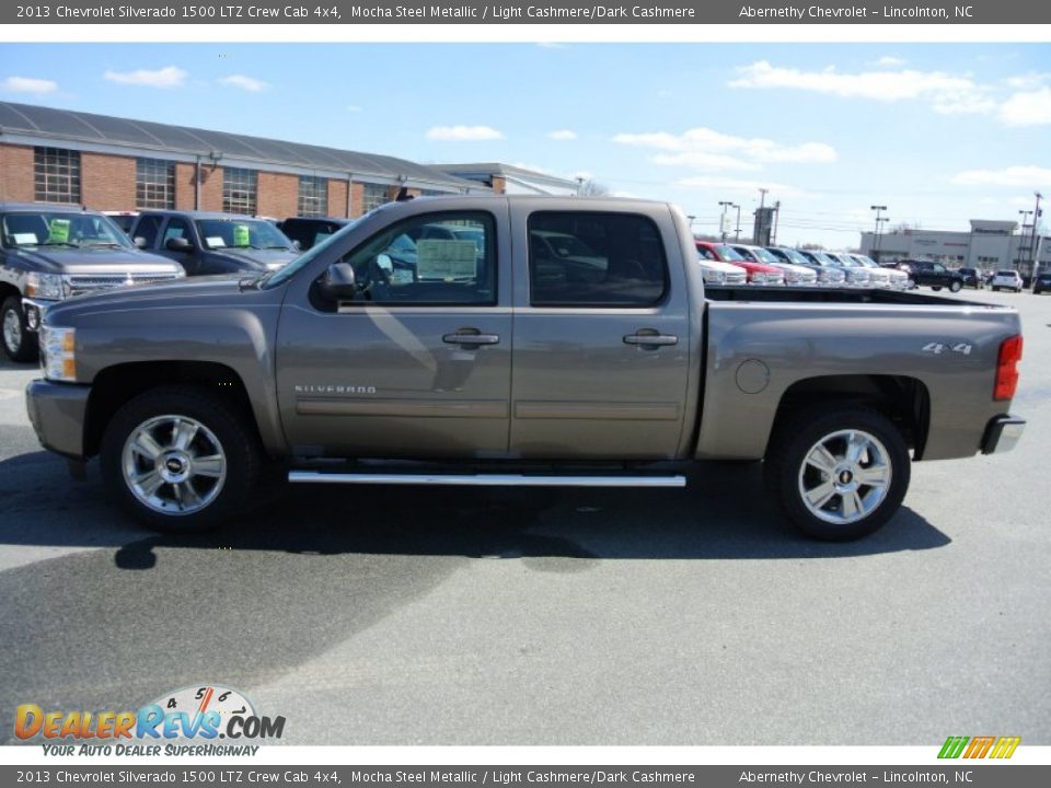 2013 Chevrolet Silverado 1500 LTZ Crew Cab 4x4 Mocha Steel Metallic / Light Cashmere/Dark Cashmere Photo #3