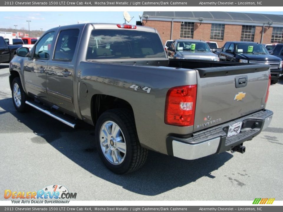 2013 Chevrolet Silverado 1500 LTZ Crew Cab 4x4 Mocha Steel Metallic / Light Cashmere/Dark Cashmere Photo #4