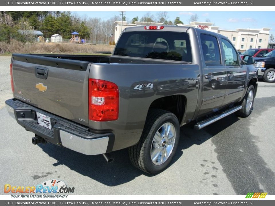 2013 Chevrolet Silverado 1500 LTZ Crew Cab 4x4 Mocha Steel Metallic / Light Cashmere/Dark Cashmere Photo #5