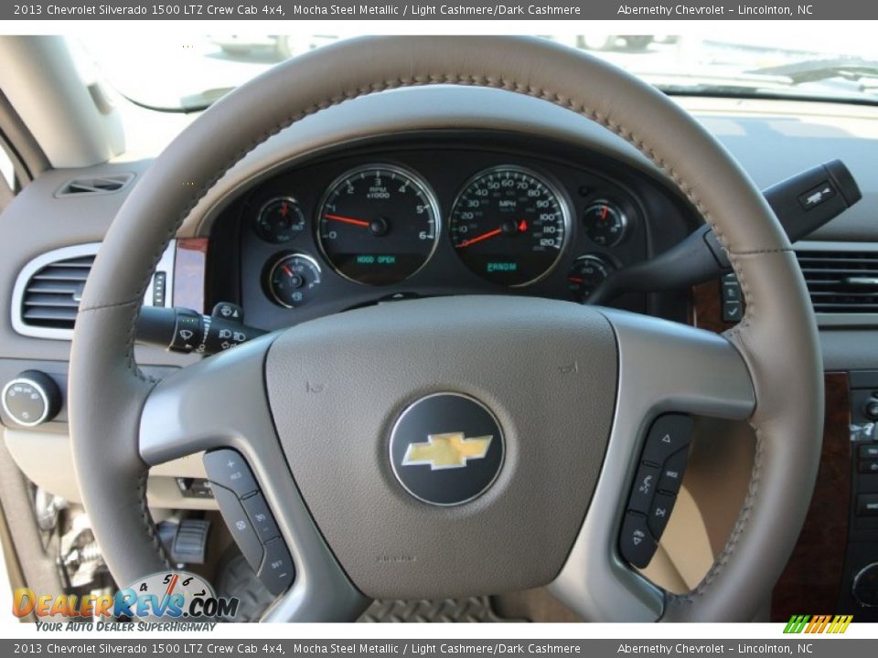 2013 Chevrolet Silverado 1500 LTZ Crew Cab 4x4 Mocha Steel Metallic / Light Cashmere/Dark Cashmere Photo #13