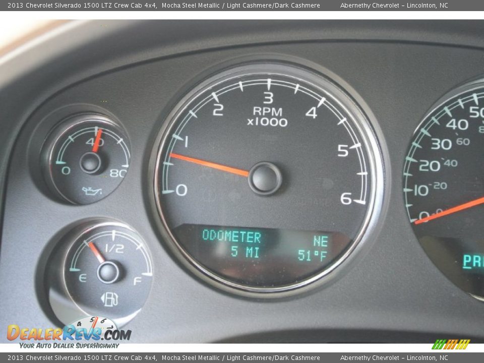2013 Chevrolet Silverado 1500 LTZ Crew Cab 4x4 Mocha Steel Metallic / Light Cashmere/Dark Cashmere Photo #14