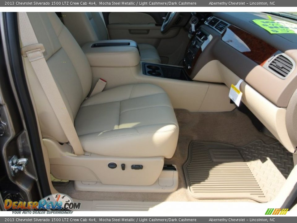2013 Chevrolet Silverado 1500 LTZ Crew Cab 4x4 Mocha Steel Metallic / Light Cashmere/Dark Cashmere Photo #17