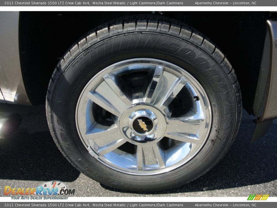 2013 Chevrolet Silverado 1500 LTZ Crew Cab 4x4 Mocha Steel Metallic / Light Cashmere/Dark Cashmere Photo #20