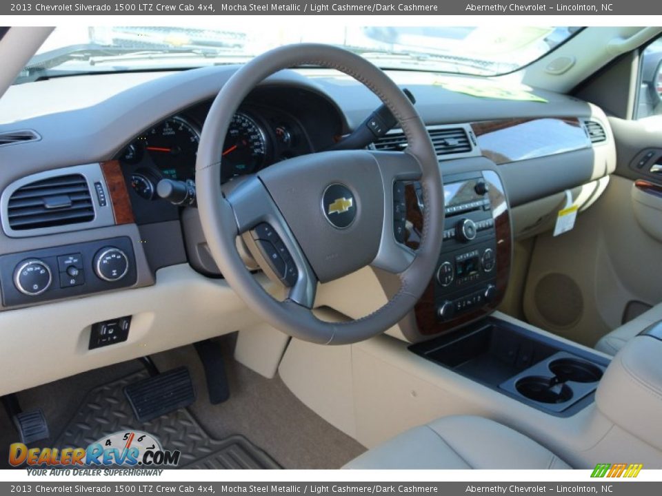 2013 Chevrolet Silverado 1500 LTZ Crew Cab 4x4 Mocha Steel Metallic / Light Cashmere/Dark Cashmere Photo #22