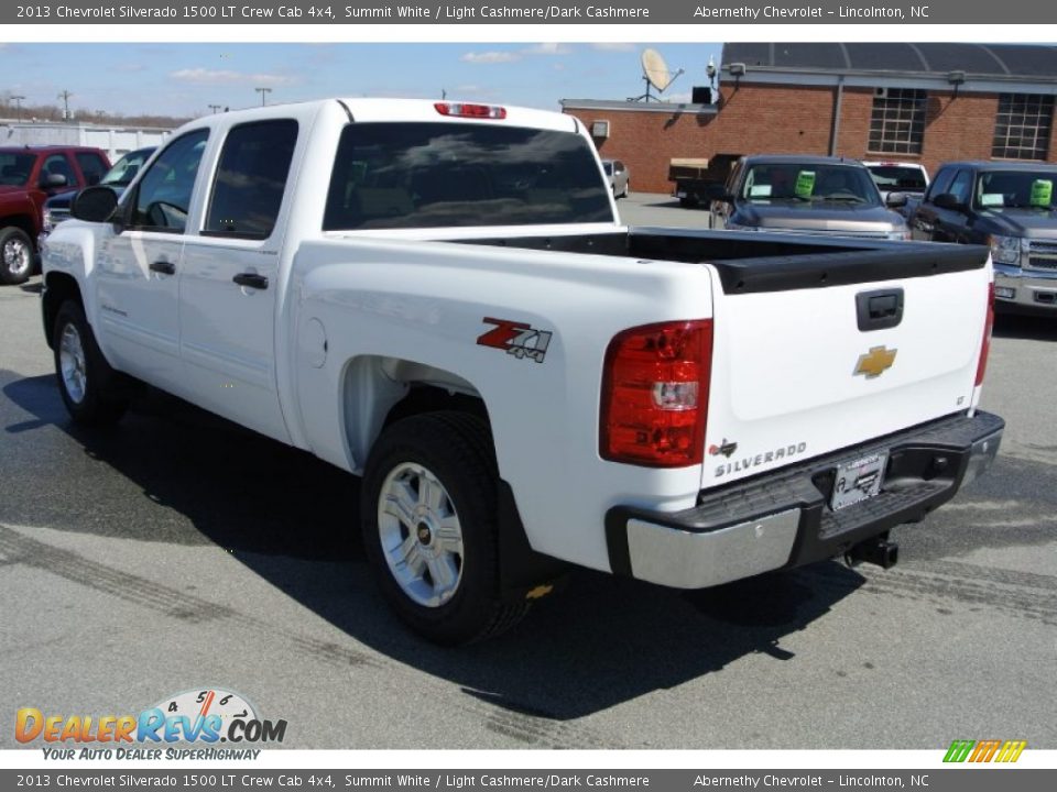 2013 Chevrolet Silverado 1500 LT Crew Cab 4x4 Summit White / Light Cashmere/Dark Cashmere Photo #4