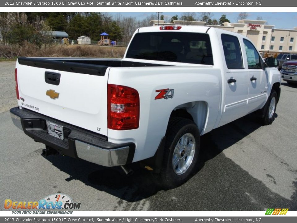 2013 Chevrolet Silverado 1500 LT Crew Cab 4x4 Summit White / Light Cashmere/Dark Cashmere Photo #5