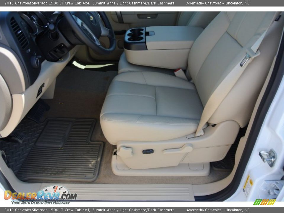 2013 Chevrolet Silverado 1500 LT Crew Cab 4x4 Summit White / Light Cashmere/Dark Cashmere Photo #7