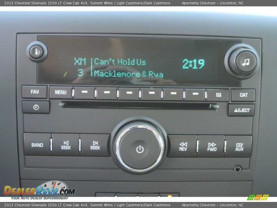 2013 Chevrolet Silverado 1500 LT Crew Cab 4x4 Summit White / Light Cashmere/Dark Cashmere Photo #11
