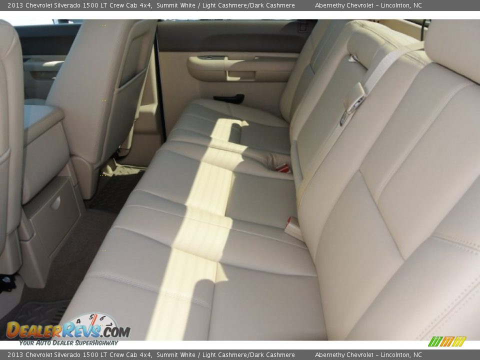 2013 Chevrolet Silverado 1500 LT Crew Cab 4x4 Summit White / Light Cashmere/Dark Cashmere Photo #14