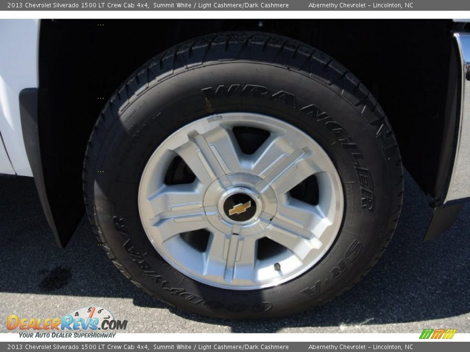2013 Chevrolet Silverado 1500 LT Crew Cab 4x4 Summit White / Light Cashmere/Dark Cashmere Photo #18