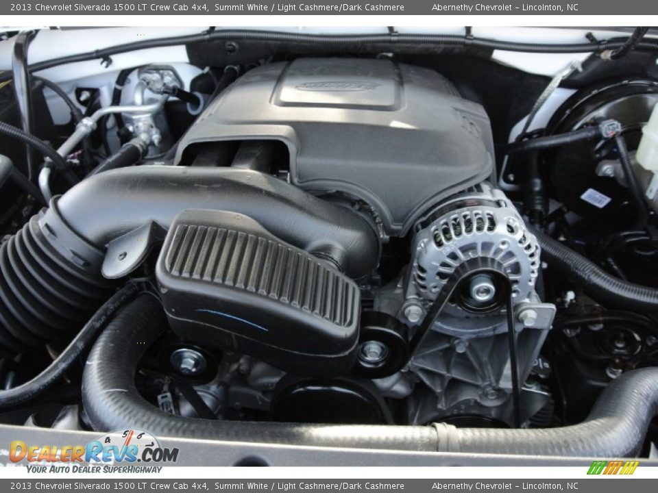 2013 Chevrolet Silverado 1500 LT Crew Cab 4x4 Summit White / Light Cashmere/Dark Cashmere Photo #19