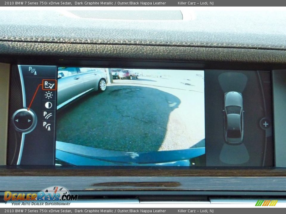 2010 BMW 7 Series 750i xDrive Sedan Dark Graphite Metallic / Oyster/Black Nappa Leather Photo #21