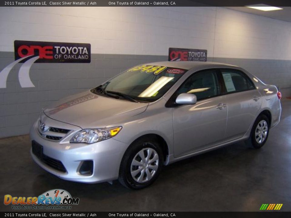 2011 Toyota Corolla LE Classic Silver Metallic / Ash Photo #1
