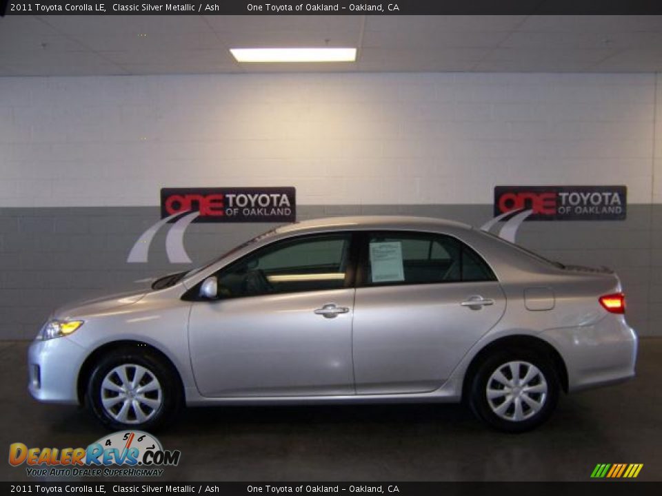 2011 Toyota Corolla LE Classic Silver Metallic / Ash Photo #2